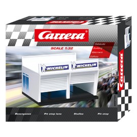 Carrera Pit Stop Lane Double Garage Building 1:32 scale 21104 , White Large