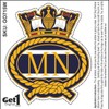 Merchant Navy Car Sticker - for Exterior or Interior Window