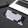Gaming Keyboard Type C 84 Keys RGB Backlit Ergonomically Curved