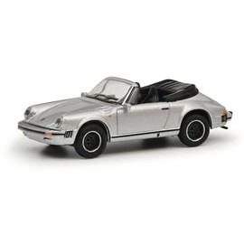 Schuco 1:87 911 Carrera Cabriolet 3.2 Silver 452671000 [Shipping from Canada]