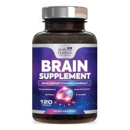 Suplemento Brain Perfomance Memorización Aprendizaje 120 Cap Sabor Sin Sabor