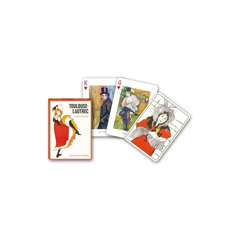 Piatnik Toulouse-Lautrec: Collector's Cards 55 Cards