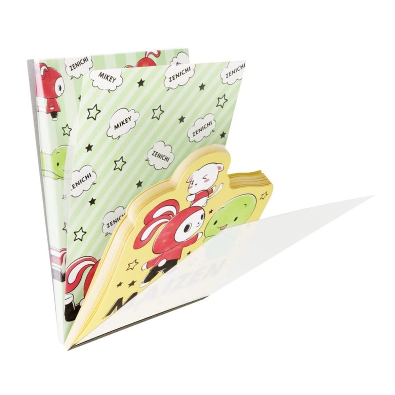 Sunstar Stationery S2835967 Maizen Sisters Memo, Die Cut, B Pattern