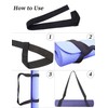 Wayfurr Yoga Mat Straps for Carrying,Adjustable yoga mat carrier for