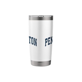 Pendleton Oregon OR Vintage Sports Design Navy Design Stainless Steel Insulated Tumbler