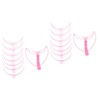 Housoutil Sets Convenient Eyebrow Stencils Plastic Templates Lip Mold Wear-resistant