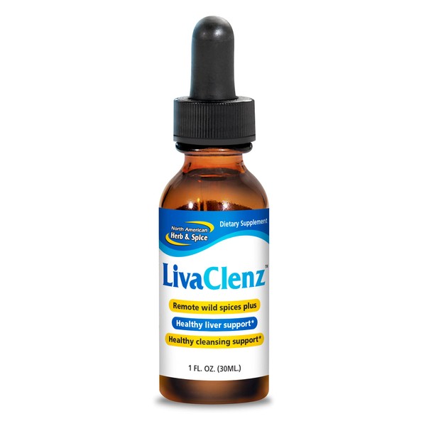 North American Herb & Spice LivaClenz - 1 fl. oz. - Wild Spice Oils - Healthy Liver & Gallbladder Support - Non-GMO - 24 Servings
