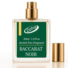 Zoha Baccarat Noir - Baccarat Perfume for Women and Men, Skin-Friendly, Alcohol-Free Perfume Oil, Travel Size Clean Parfum, 30ml Spray