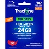 Tracfone $102 Unlimited Talk & Text, 24 GB of Data