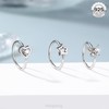 Melighting 20G Nose Ring Hoop 925 Sterling Silver Seamless Open
