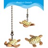 OMYZERO 12inches Ceiling Fan pull chain Lovely Romantic Turtle Pendant