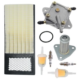 Cylinman 72021-G01 Fuel Pump 72144-G01 Air Filter Kit Fit For EZGO Golf Cart TXT Medalist 4 Cycle 295cc 350cc Replaces for 26591-G01 72368-G01 With Spark Plug Fuel Filter Golf Cart Parts