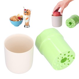 Manual Apple Grater Cup, Rotating Shredder, Fruit Grater for Fruit Apple Potatoes with Easy Cleaning Portability Safe and Non-Toxic