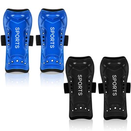 Shin Guards Soccer Youth, Protective Soccer Shin Guards & Lightweight and Breathable Kids Calf Socks Sleeves Equipment for 3-6 7-10 11-15 Years Old Boys Girls Teenagers