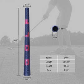 iWinpros TPR Golf Grip PENTAGON Surface & Non-Slip High Traction Feedback Comfort Golf Club Grips Swing Faster Lightweight Golf Grip (Black)