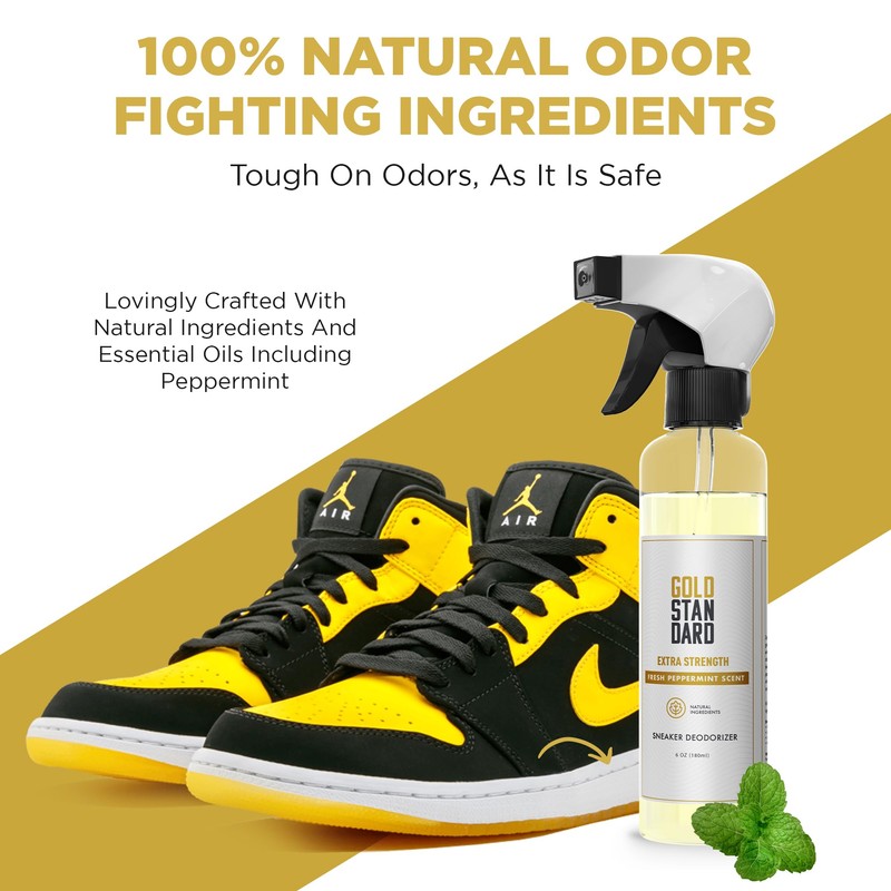 Gold Standard Shoe Deodorizer Spray, 6 oz – Shoe Spray