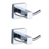 tooloflife Wall Mounted Towel Hooks Stainless Steel Double Hooks for