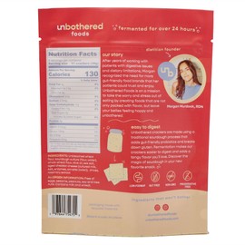 Unbothered Foods Cheddar & Chive Sourdough Crackers - Gut-Friendly & Easy to Digest, Non-GMO, No Added Sugar, Nut-Free, Perfect for Cheese & Snacks, 100% Naturally Fermented (2 Pack)