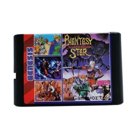 Gamevortex Super Cartridge 200 in 1 Multi Games Cartridge for Sega Genesis Mega Drive 16Bit Classic Game Consoles