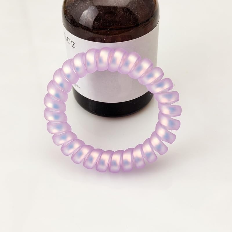 HONAMWINPRO Hair Ties Brown Grey Blue Red Green Black SIX