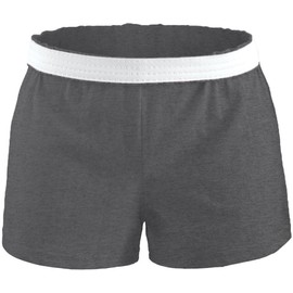 Soffe Girls' Cheer Shorts (Heather Grey/X-Large)