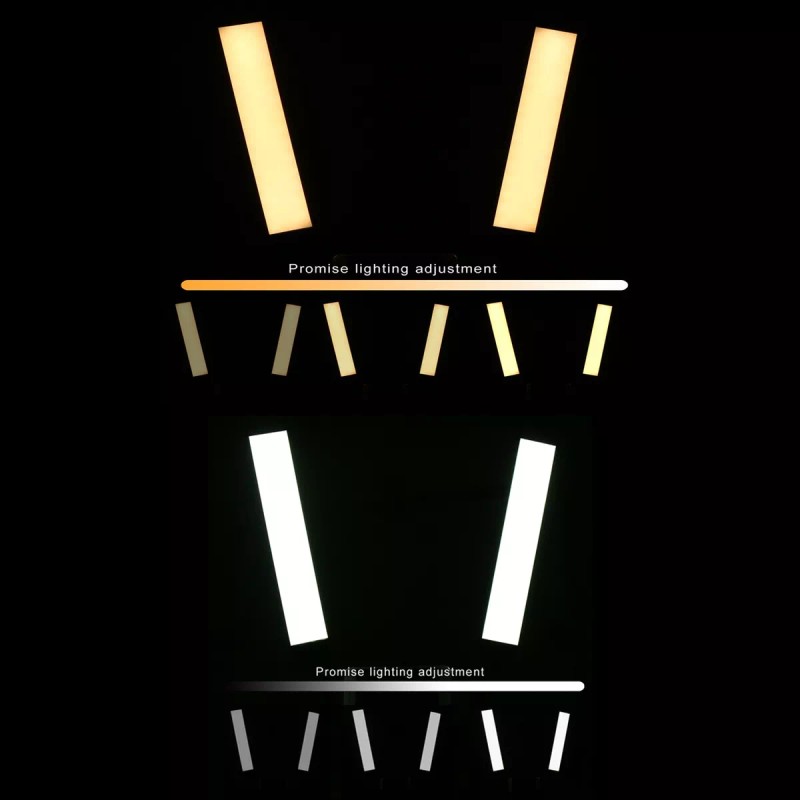 generic Lámpara Led De Doble Brazo Con Trípode De 2m