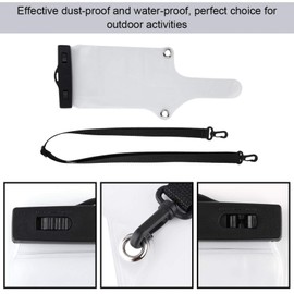 Dpofirs Waterproof Carrying Case for Walkie Talkie, Protective Storage Case with Adjustable Rope for Radio, Suitable for Climbing Riding Camping Skiing Water Parks