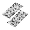 Breathable,Lightweight Snake Skin Black and White Print Sports Sweatband,Running,Yoga,Gym,Cycling,Basketball
