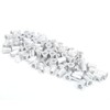 Pack of 100 Pull Rivet Nuts, Aluminium Flat Head Nuts,