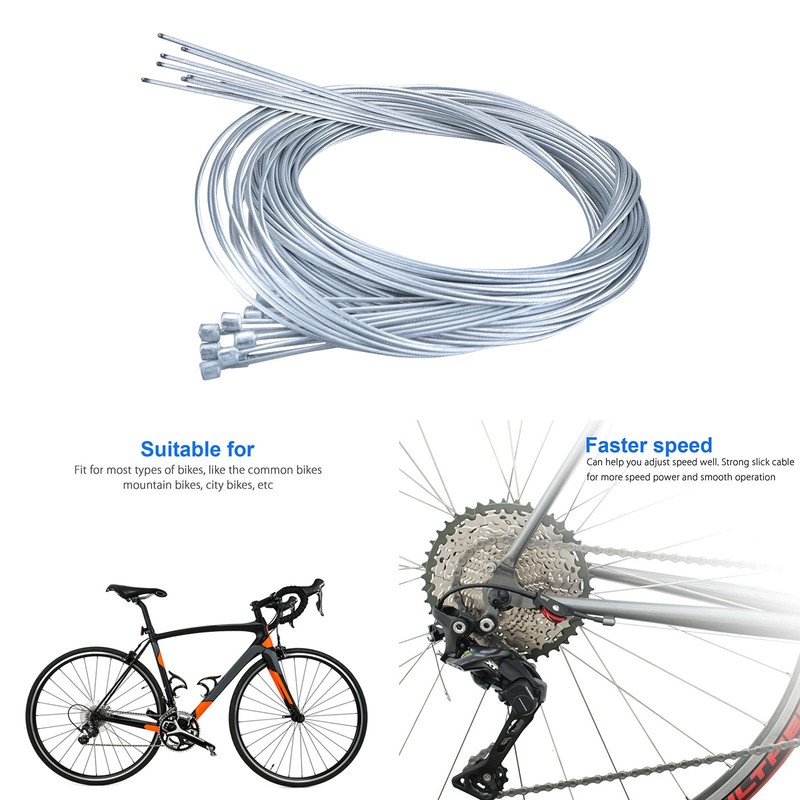 F Fityle Set of 10, Premium Bike Shift Cable, Professional