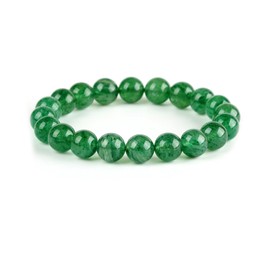 Embtrem Jade Bracelet Crystal Good Luck Bracelet Green Beaded Bracelets for Women Jewelry Gifts for Women Trendy 2025, Large, no gemstone
