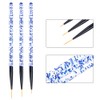 Kingsie Nail Art Brushes, Set of 6 Gel Nail Brushes,