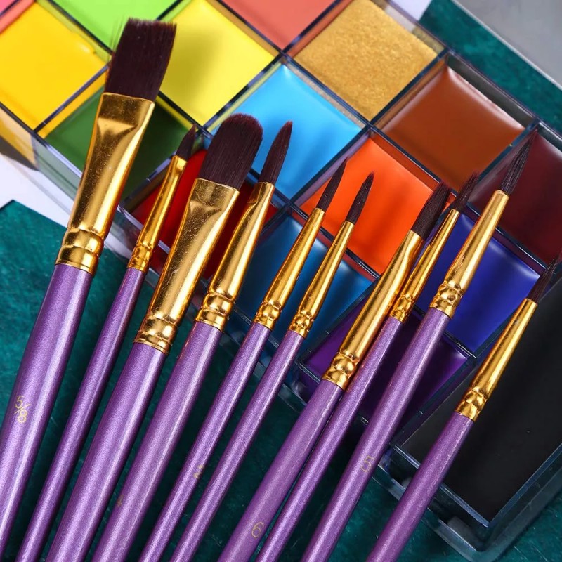 Ucanbe Kit De Paleta Athena Pintura Corporal Con Brochas Y