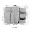 MultiFunctional Baby Bed Hanging Storage Bag Baby Crib Bedside Diaper