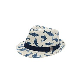 FlapjackKids Fedora Hat - Shark - Medium, 24 Months