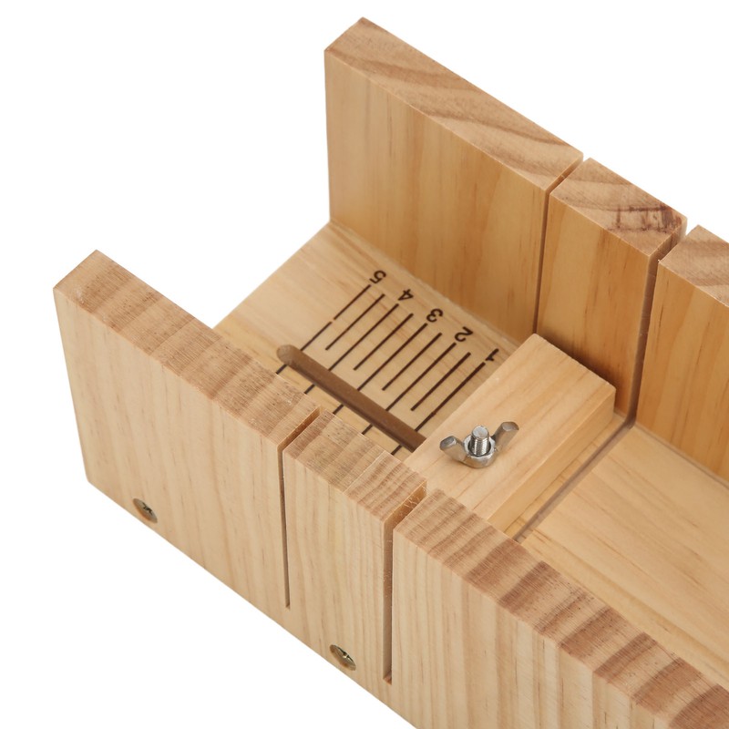 Soap Cutter Superb Polishing Rubber Wood Multipurpose Soap Cutter Slicer