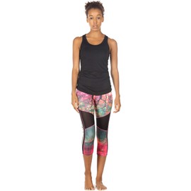 icyzone Woemen's Soft Racerback Workout Yoga Fitness Sports Tank Top (M, Black)