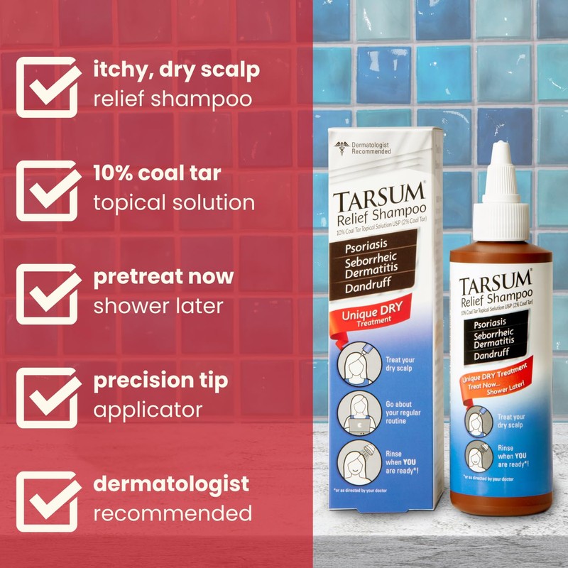 Tarsum Extra Strength Psoriasis Shampoo - Coal Tar Shampoo and