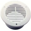 Kaper II L12-0017 White Fits 3" hole Trailer Vent Cover,1