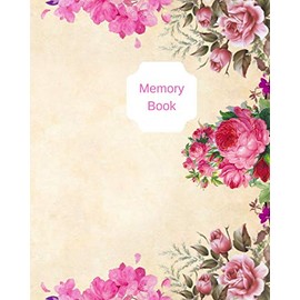 Memory Book: 90 page 8x10 size memory journal book with space to write your memories to leave as a keepsake for your family.