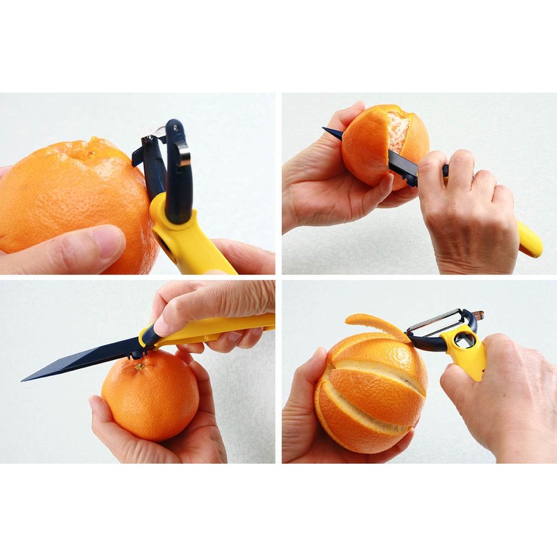 Fujisho Incredible Sharpness German Stainless Steel Double Edge Peeler (Peels