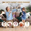 D31-T Karaoke Machine with 2 Wireless Microphones for Adults and