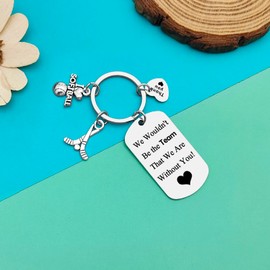 Softball Coach Appreciation Gifts Keychain Softball Player Teams Thank You Gifts for Team Leader Team Mom Inspirational Gifts For Softball Lover Coach Retirement Gifts Coworker Boss Farewell Gift