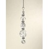 Clear Silvery Rhinestone Light Chain/Fan Pull Chain