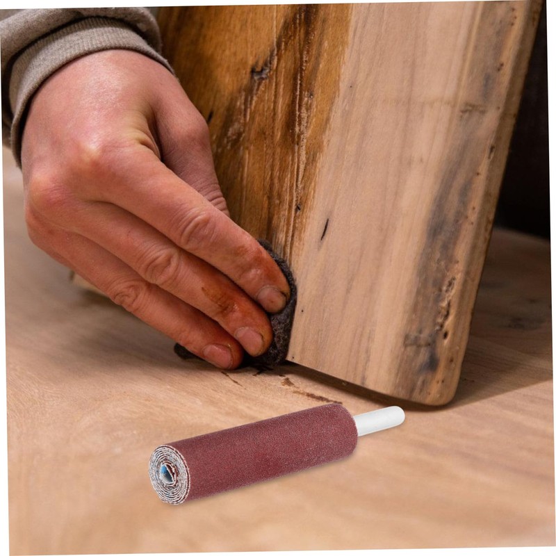 Uonlytech 3pcs Sandpaper Grinding Rollers Rotary Tool Sanding Drum Mandrels