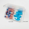 BABALAL Blue Press on Nails and Toenails Matching Set Short