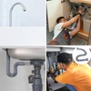 Flexible Waste Pipe, Universal Sink Drain Pipe Adjustable Drain Hose