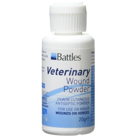 Battles Veterinary Wound Powder - White, 125 G
