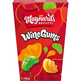 Maynards Bassetts Wine Gums Carton 350g (Pack of 1)