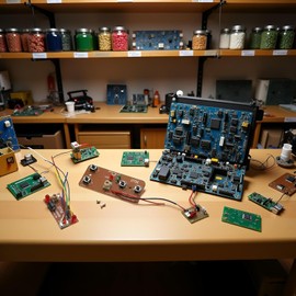 2Pcs 4-Channel RC Transmitter and Receiver - 27MHz Remote Control Board， Robot Models, Drones and DIY Smart Vehicles